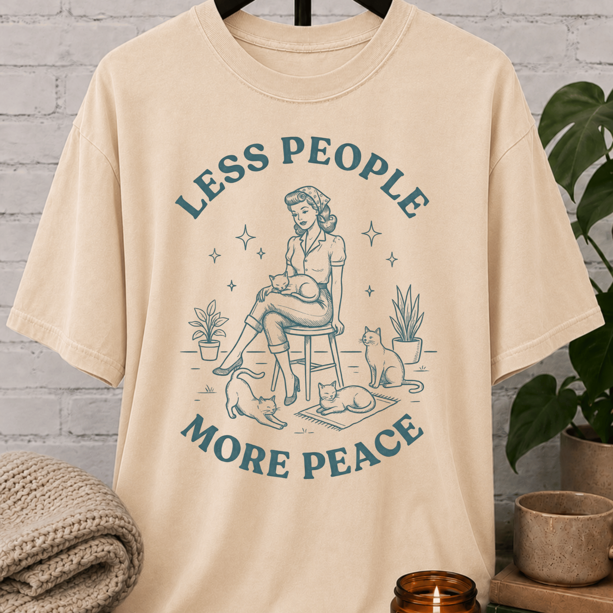 Less People, More Peace T-Shirt