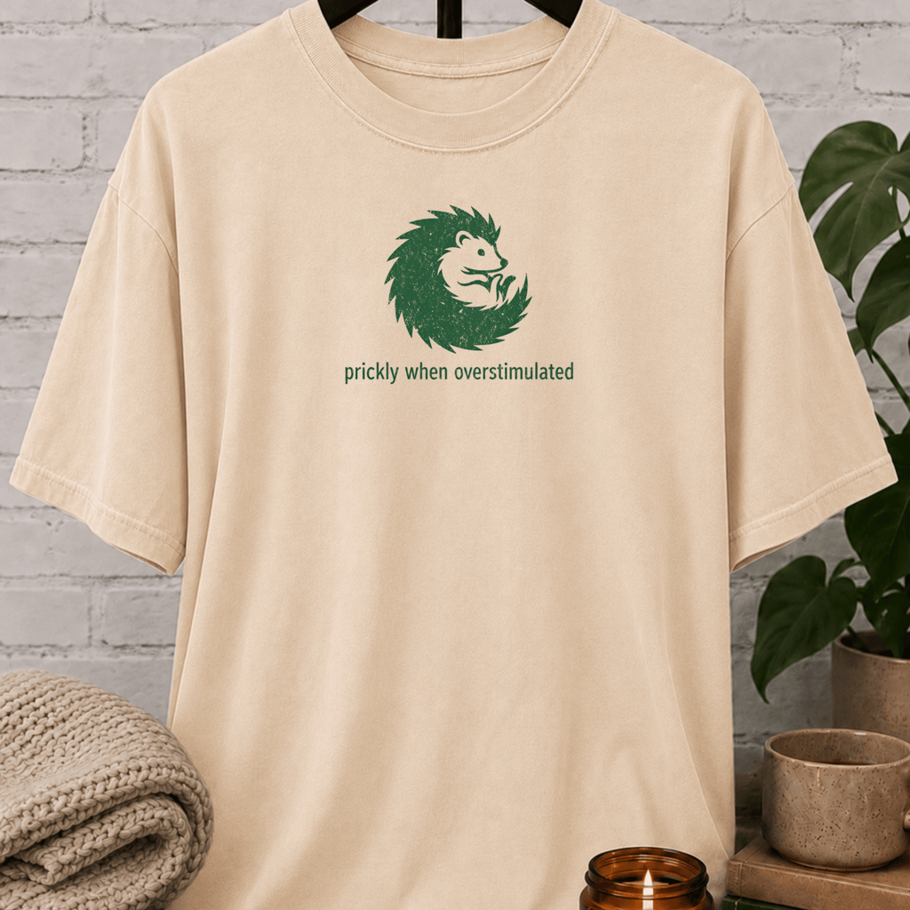 Prickly Overstimulated Hedgehog T-Shirt