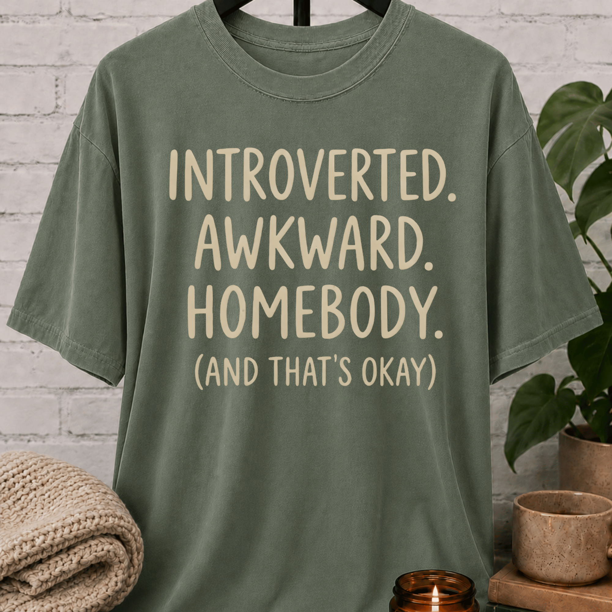 Introverted. Awkward. Homebody. T-Shirt