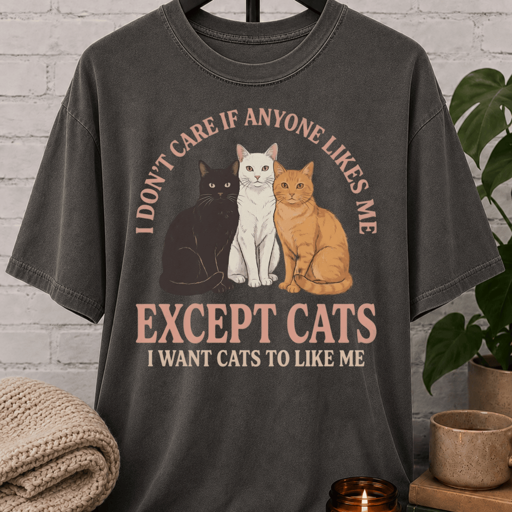 Except Cats T-Shirt