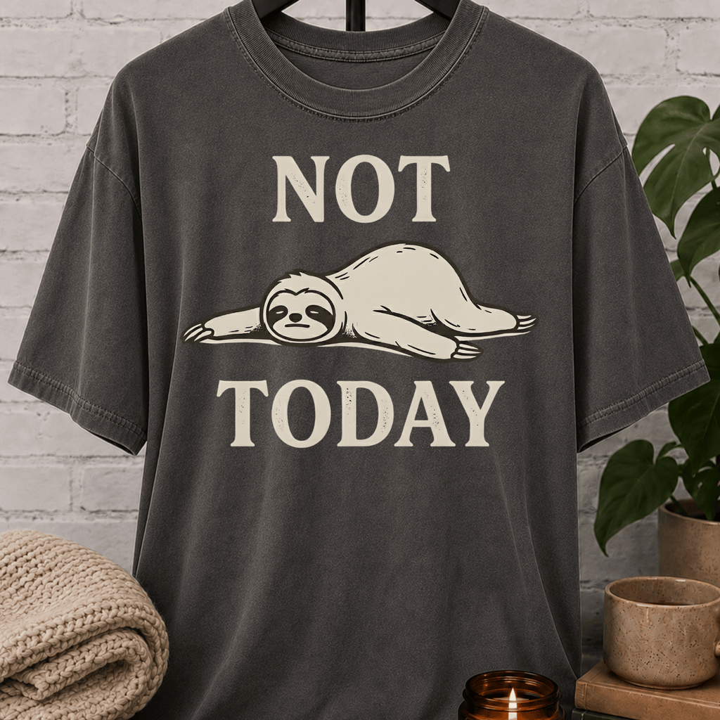 Not Today Sloth T-Shirt