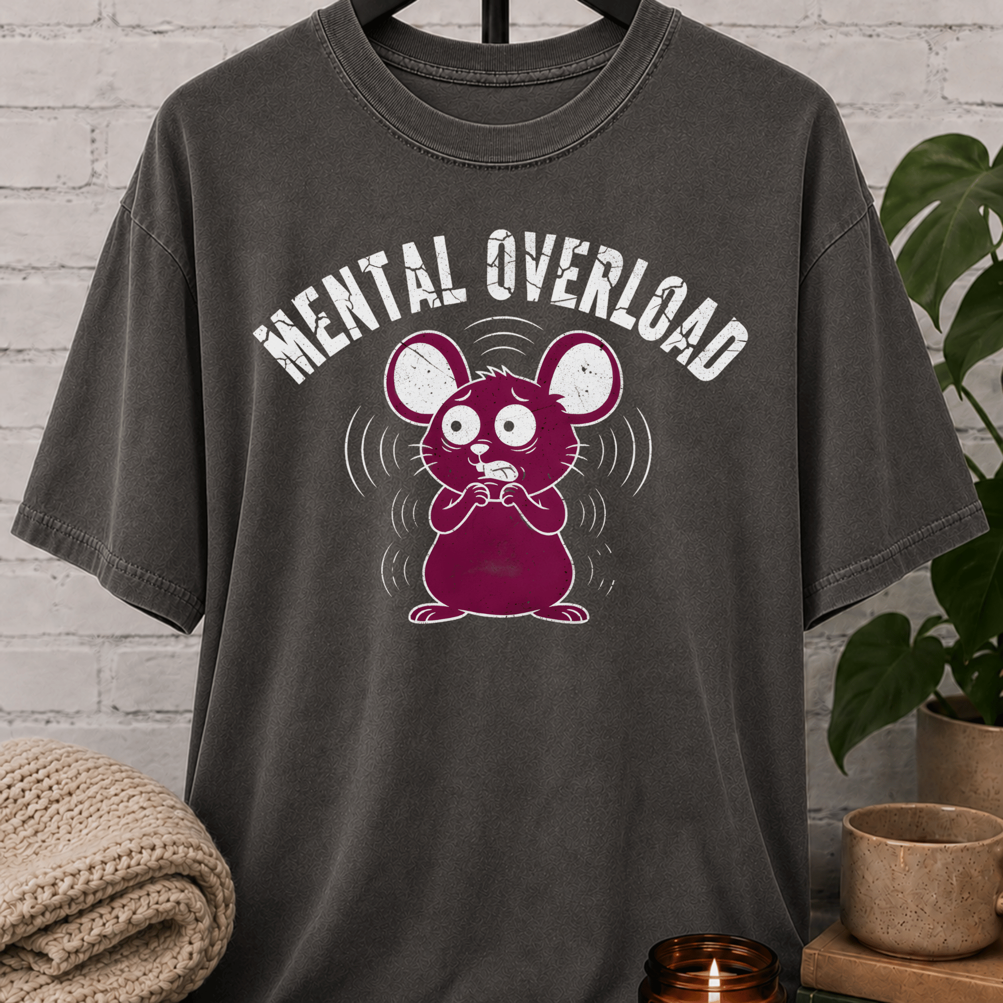Mental Overload Mouse T-Shirt