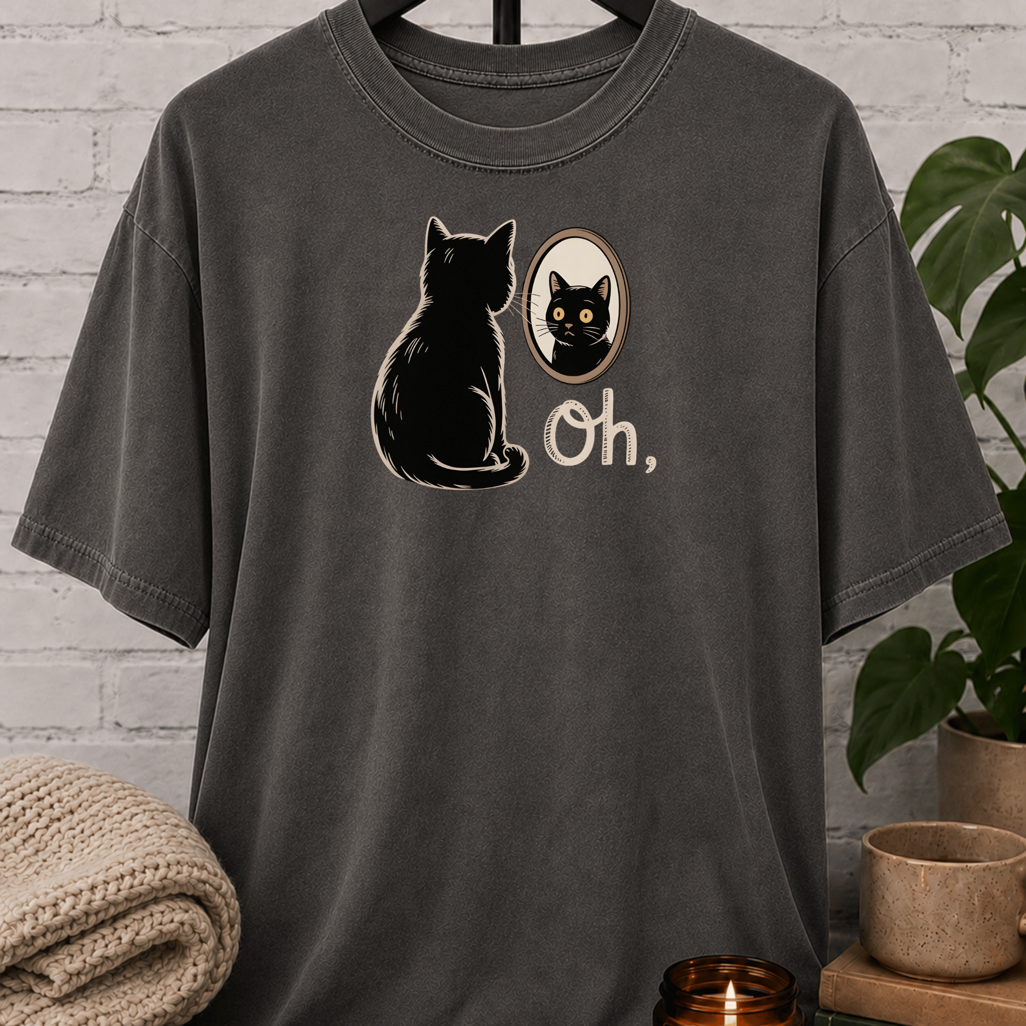 Cat In Mirror T-Shirt