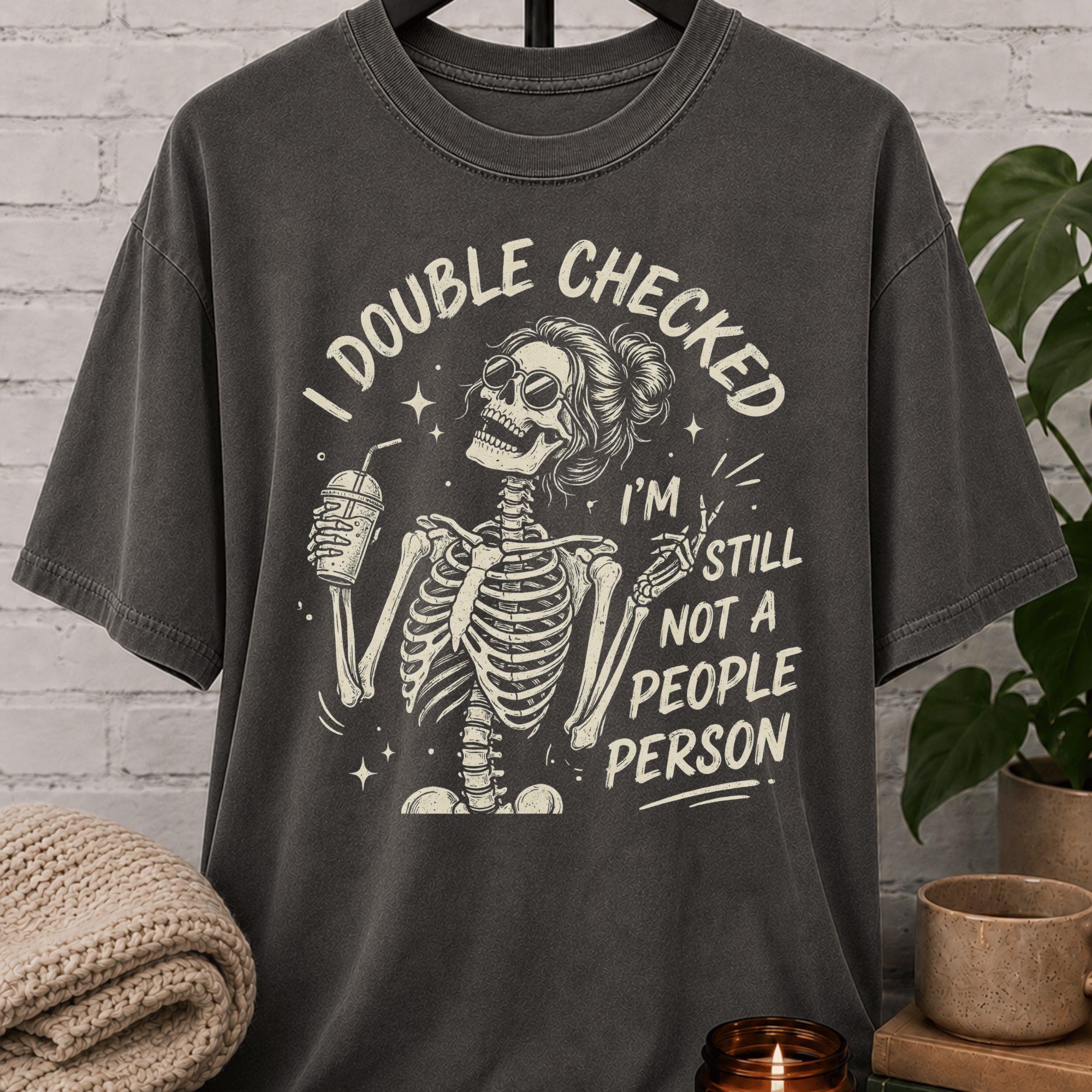 I Double Checked Skeleton T-Shirt