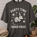 Party Time Hard Pass Opossum T-Shirt