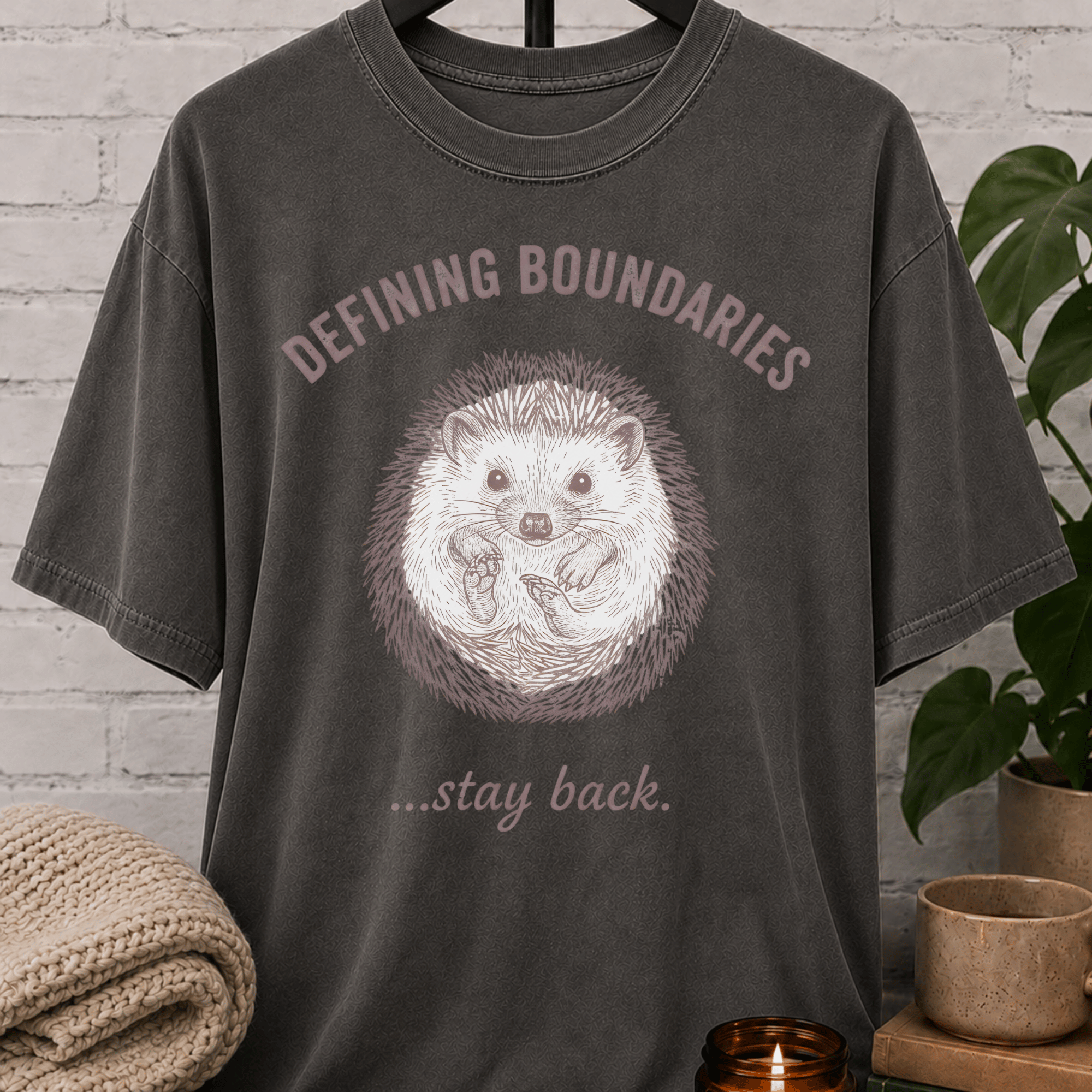 Defining Boundaries Hedgehog T-Shirt