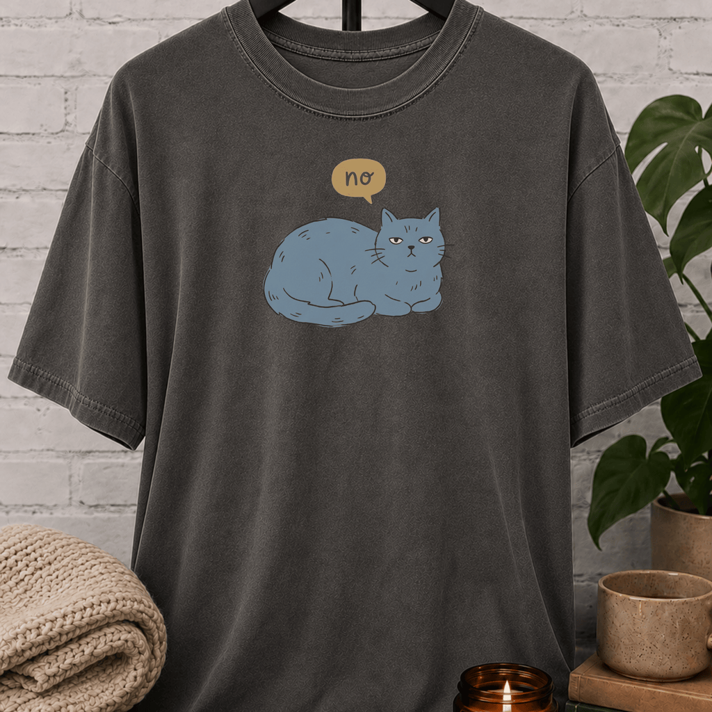 No Thought Bubble Cat T-Shirt