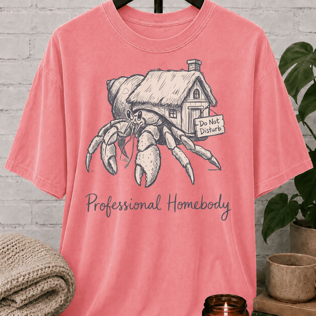 Professional Homebody Crab T-Shirt