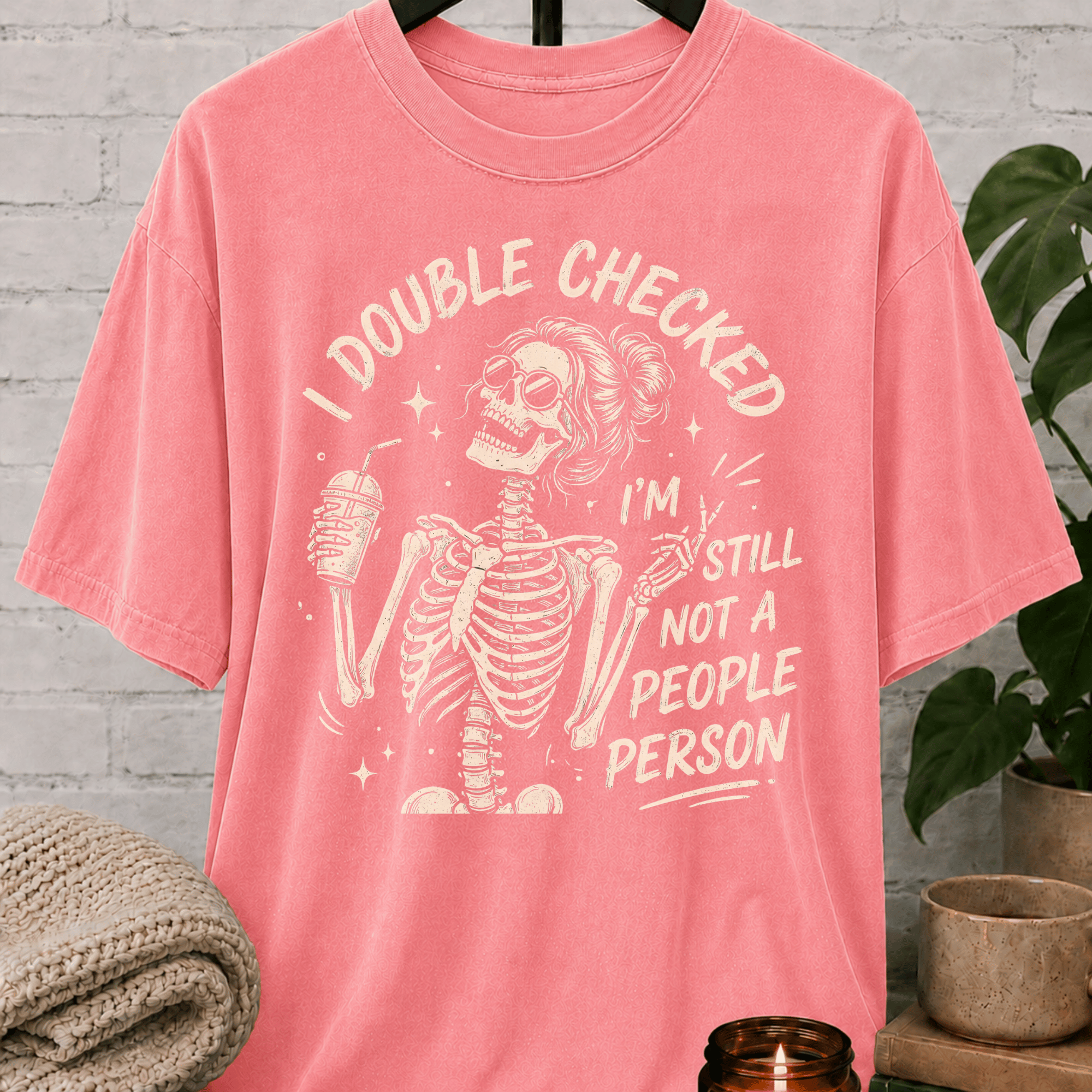 I Double Checked Skeleton T-Shirt