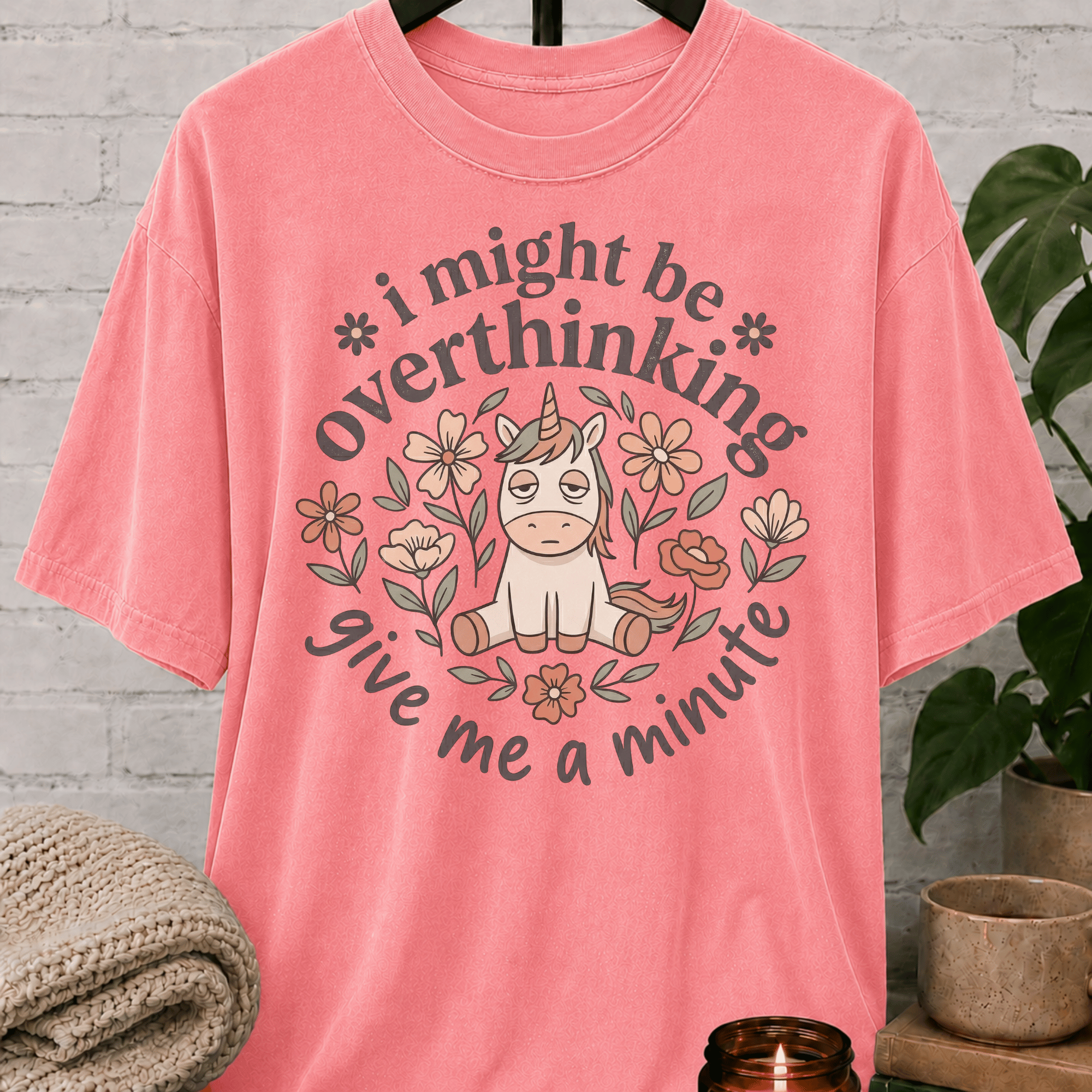 I Might Be Overthinking Unicorn T-Shirt
