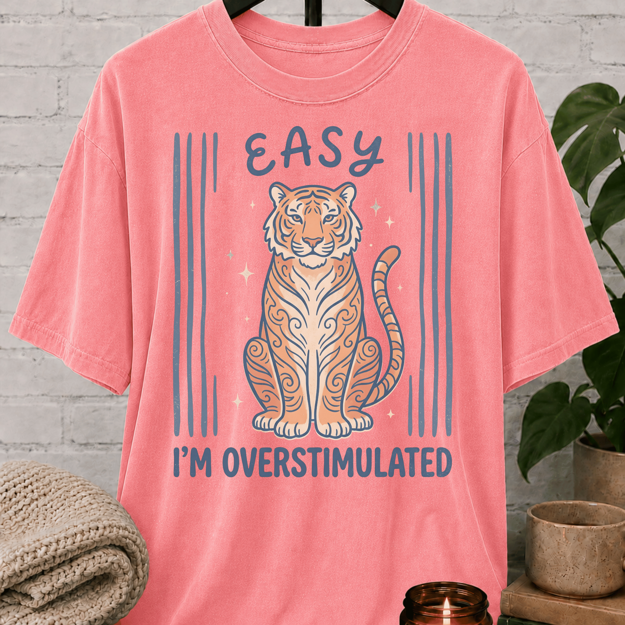 Easy Tiger I'm Overstimulated T-Shirt
