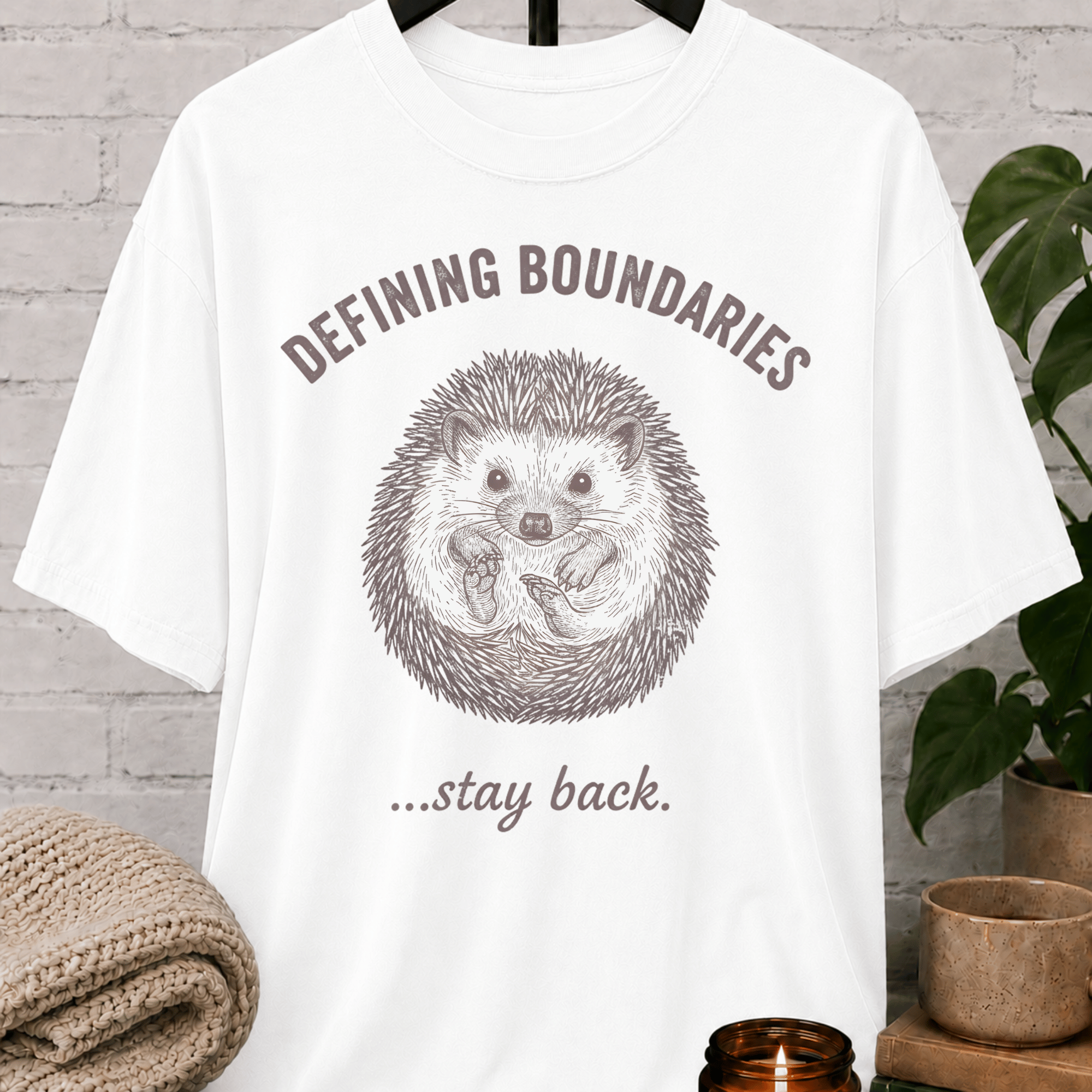 Defining Boundaries Hedgehog T-Shirt