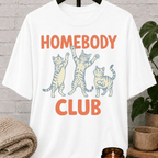 Homebody Club Cat T-Shirt