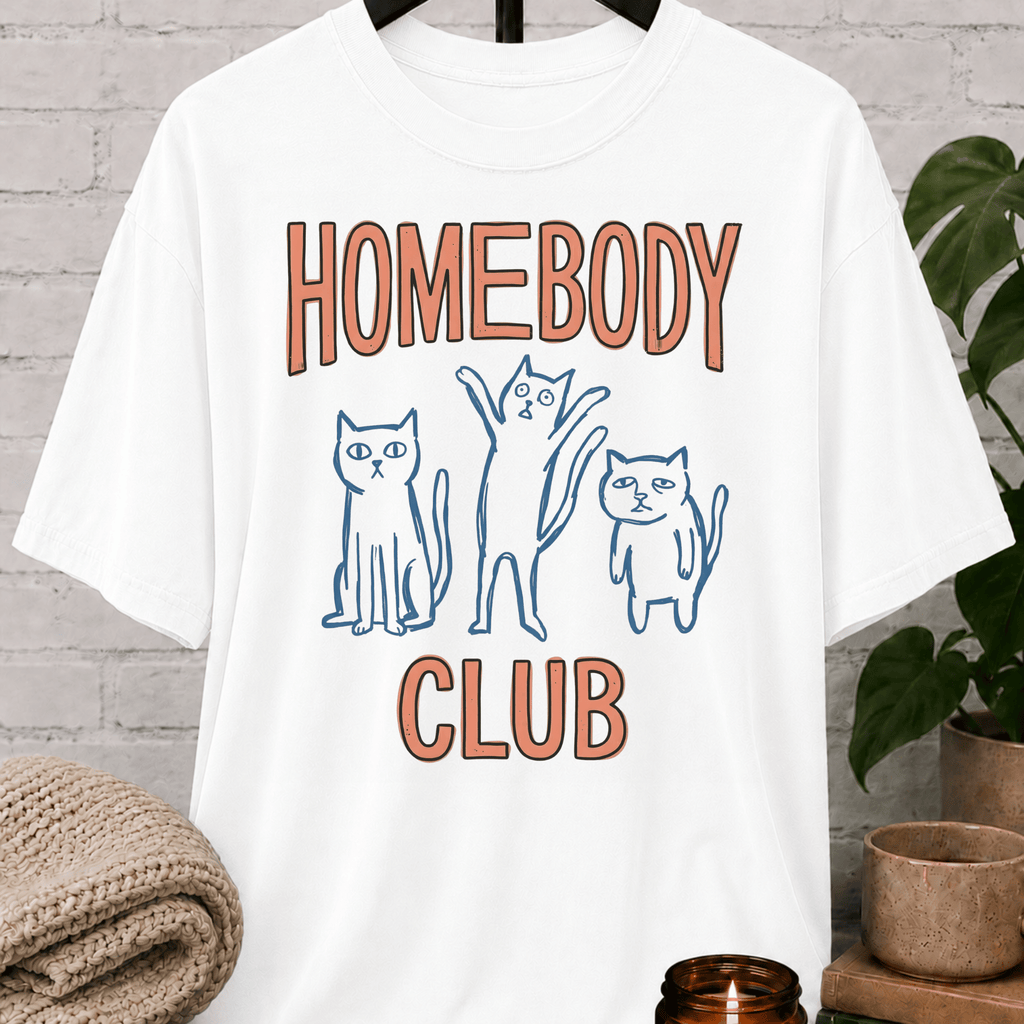 Homebody Club Cat T-Shirt