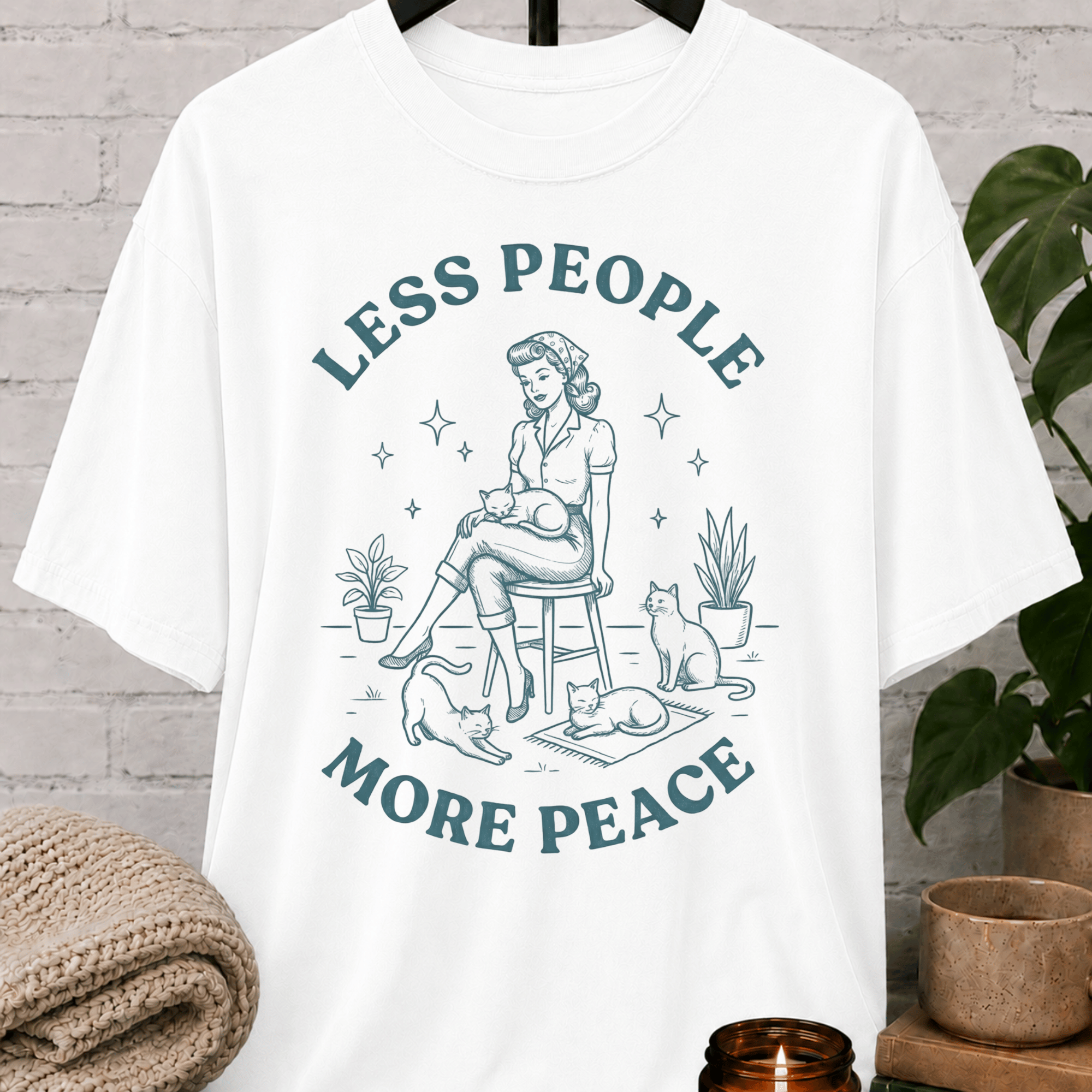 Less People, More Peace T-Shirt
